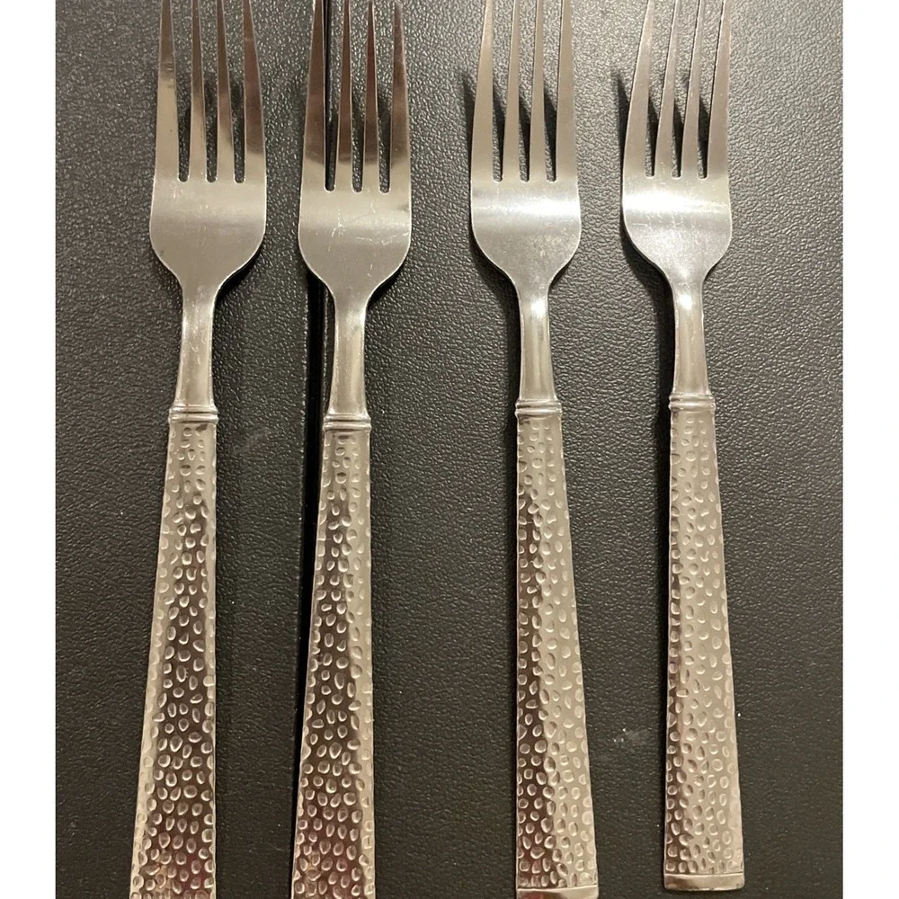Gibson Everyday Hammered Stainless‎ Mixed Flatware Replacements Set Of 23